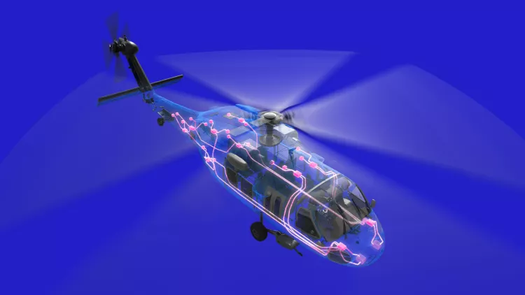 Helicopter - data network