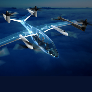 Illustration - advanced air mobility vehicle